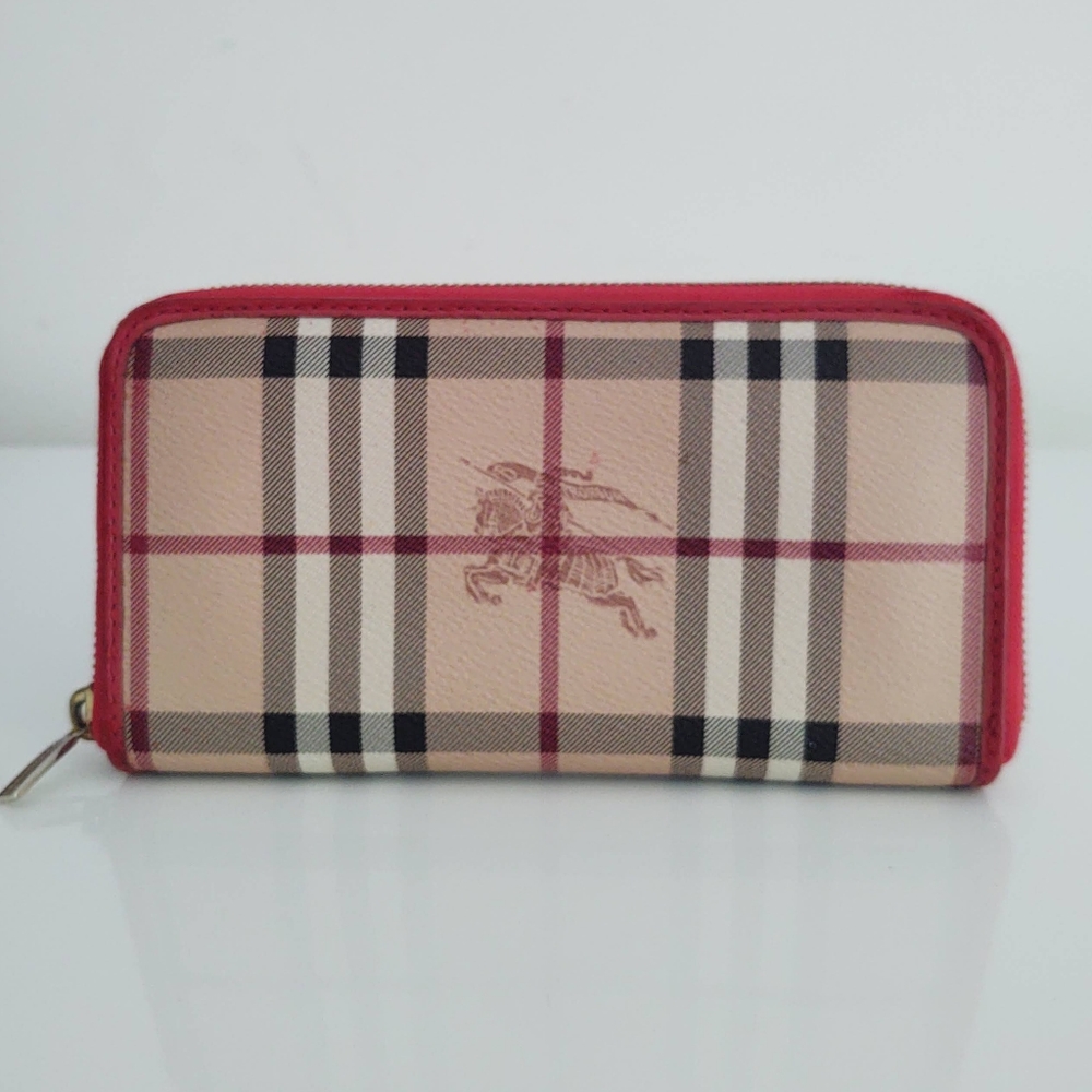 Burberry Check Large Wallet
